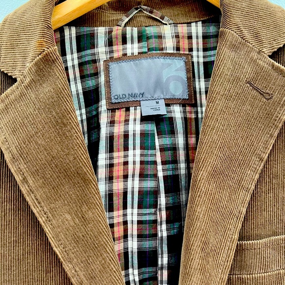 NWOT - Stunning Old Navy Brown Corduroy Blazer - Size Medium - Picture 7 of 7